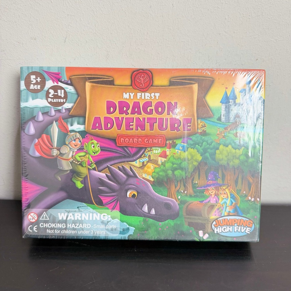 Jumping High Five My First Dragon Adventure Board Game Kids Fantasy New Sealed